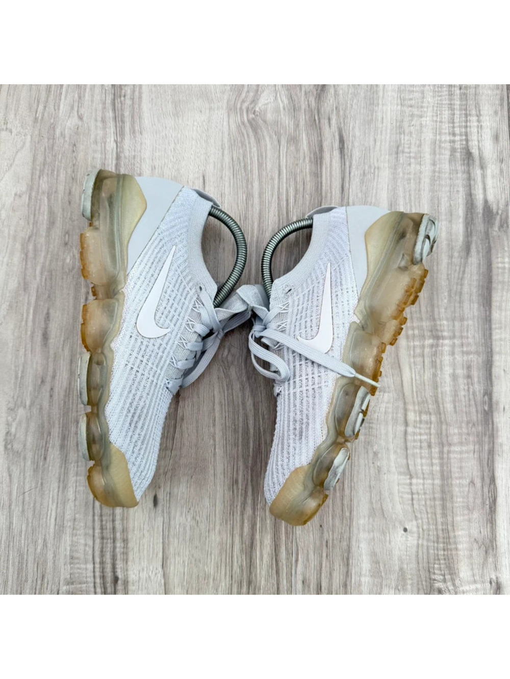 Nike Air VaporMax Flyknit 3 White Pure Platinum Women’s Size 8.5
